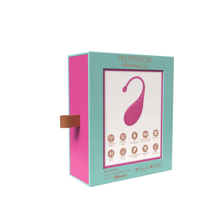 Смарт-виброяйцо Adrien Lastic Palpitation Pink с глубокой вибрацией || Смарт-віброяйце Adrien Lastic Palpitation Pink з глибокою вібрацією