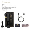 Вибромассажер с насадками Zalo — Kyro Wand Obsidian Black || Вібромасажер з насадками Zalo — Kyro Wand Obsidian Black