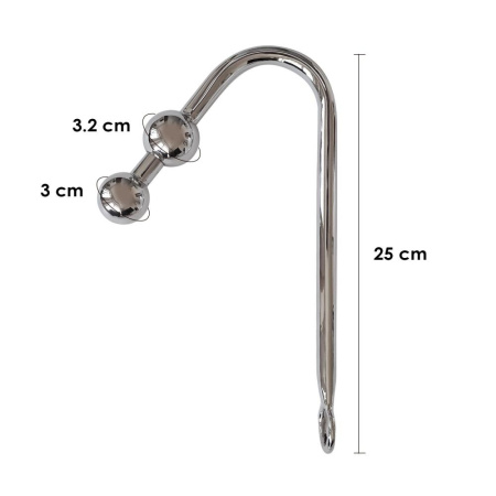 Бондажный набор с металлическим анальным крюком №3 Art of Sex Blanca Bondage set with anal hook №3 || Бондажний набір із металевим анальним гаком №3 Art of Sex Blanca Bondage set with anal hook №3