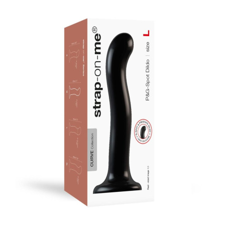 Насадка для страпона Strap-On-Me P&G-Spot Dildo, силикон, размер L || Насадка для страпона Strap-On-Me P&G-Spot Dildo, силикон, размер L