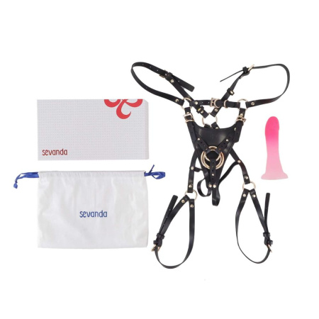 Страпон LOCKINK SEVANDA Queen Sheba Strapon - Pink Dildo || Страпон LOCKINK SEVANDA Queen Sheba Strapon - Pink Dildo