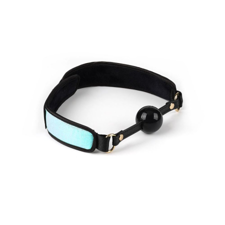 БДСМ-набір з екошкіри на оксамитовій основі Liebe Seele Vivid Sky, 8 предметів