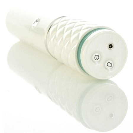 Роскошный вибратор-пульсатор с присоской Pillow Talk - Feisty Thrusting Vibrator Teal || Розкішний вібратор-пульсатор Pillow Talk з присоскою - Feisty Thrusting Vibrator Teal