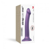 Насадка для страпона Strap-On-Me Mono Density Dildo Violet M, диам. 3,3см, однослойный силикон, гибк || Насадка для страпону Strap-On-Me Mono Density Dildo Violet M, діам. 3,3 см, одношаровий силікон, гну