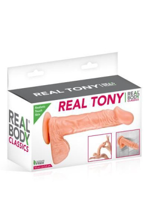 Фаллоимитатор Real Body - Real Tony Flash, TPE, диаметр 3,5см || Фалоімітатор Real Body — Real Tony Flash, TPE, діаметр 3,5 см