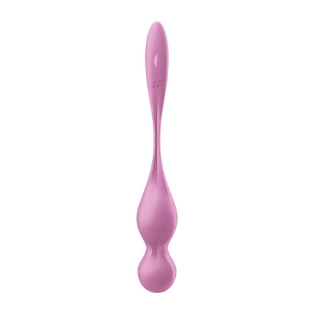 Вагинальные смарт-шарики с вибрацией Satisfyer Love Birds 1 Connect App Pink, 78 г || Вагінальні смарт-кульки з вібрацією Satisfyer Love Birds 1 Connect App Pink, 78 г