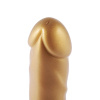 Золотой фаллоимитатор Hismith 6.8″ Golden Silicone Dildo, система KlicLok || Золотий фалоімітатор Hismith 6.8″ Golden Silicone Dildo, система KlicLok