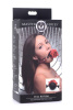 Кляп с розой Master Series: Eye-Catching Ball Gag With Rose, черно-красный || Кляп з трояндою Master Series: Eye-Catching Ball Gag With Rose, чорно-червоний