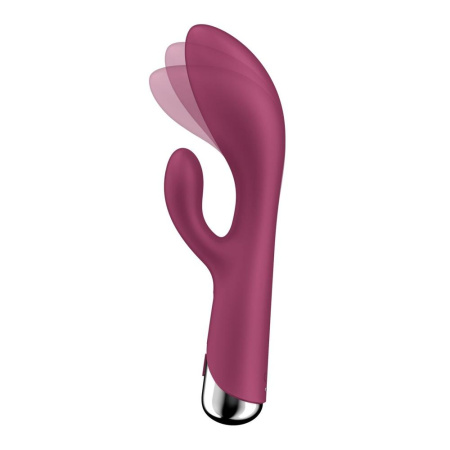 Вибратор-кролик с ротацией Satisfyer Spinning Rabbit 1 Red, 3 мотора || Вібратор-кролик з ротацією Satisfyer Spinning Rabbit 1 Red, 3 мотори