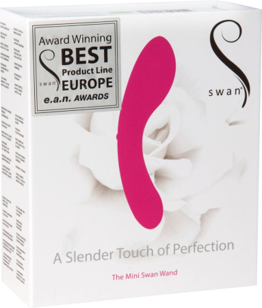 Минивибратор The Mini Swan Wand, два вибромотора, для вагинально-клиторальной стимуляции || Мінівібратор The Mini Swan Wand, два вібромотора, для вагінально-кліторальний стимуляції