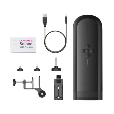 Интерактивный смарт-мастурбатор Lovense Solace, до 280 фрикций в минуту, до 12,5 часов работы || Інтерактивний смарт-мастурбатор Lovense Solace, до 280 фрикцій на хвилину, до 12,5 годин роботи