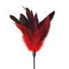 Щекоталка с пером петуха Art of Sex – Feather Paddle, красная || Лоскітка з пером півня Art of Sex – Feather Paddle, червона