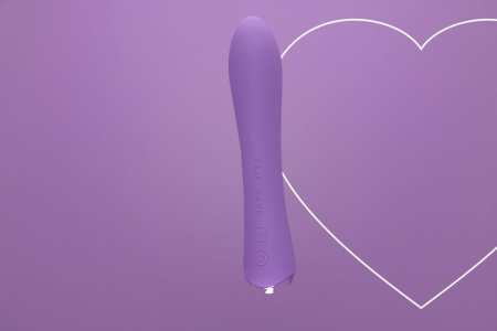 Вибратор с подогревом FairyGasm WowGenie violet, подогрев до 42 °C || Вібратор з підігрівом FairyGasm WowGenie violet, підігрів до 42 °C