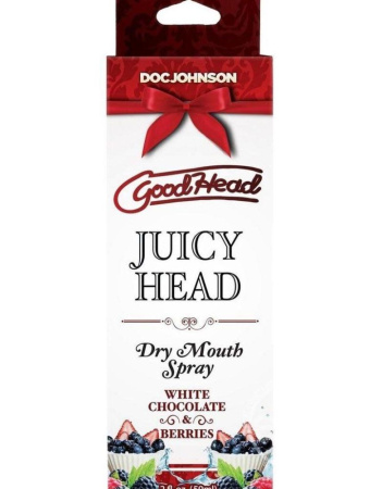 Увлажняющий оральный спрей Doc Johnson GoodHead - Juicy Head - White Chocolate and Berries 59мл || Зволожувальний спрей оральний Doc Johnson GoodHead - Juicy Head - White Chocolate and Berries 59мл
