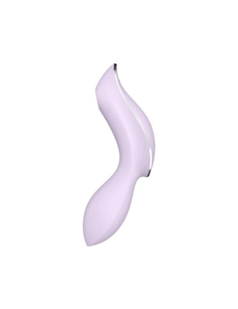 Вакуумный стимулятор с вибрацией Satisfyer Curvy Trinity 2 Violet || Вакуумний стимулятор з вібрацією Satisfyer Curvy Trinity 2 Violet