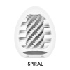 Мастурбатор-яйцо Tenga Egg Spiral, плотный TPE, пробник лубриканта 5 мл || Мастурбатор-яйце Tenga Egg Spiral, щільний TPE, пробник лубриканту 5 мл