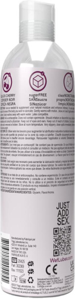 Согревающий лубрикант на водной основе Wet Warming Black Cherry 4 in 1, без сахара (118 мл)