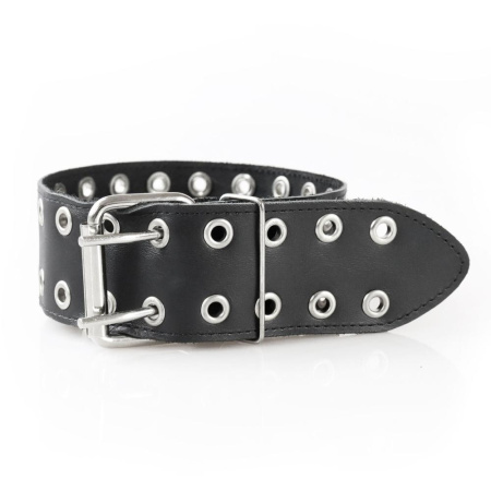 Ошейник Art of Sex - Tessa, натуральная кожа, цвет черный || Нашийник Art of Sex - Tessa, натуральна шкіра, колір чорний