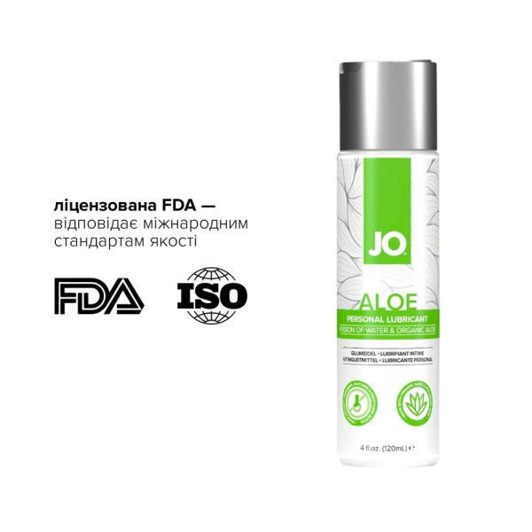 Змазка на водній основі JO H2O Waterbased Aloe (120 мл)