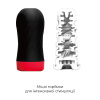 Мастурбатор Tenga Air-Tech Twist Tickle Red с изменяемой тугостью обхвата, эффект глубокого минета || Мастурбатор Tenga Air-Tech Twist Tickle Red зі змінною тугістю обхвату, ефект глибокого мінету