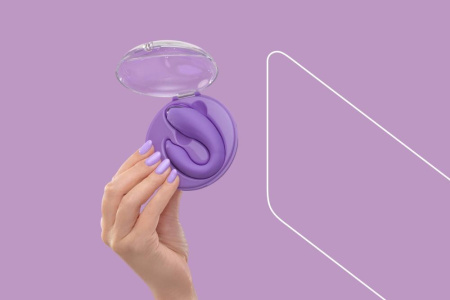 Вибратор для пар FairyGasm PleasureBerry violet, зарядный кейс, пульт ДУ || Вібратор для пар FairyGasm PleasureBerry violet, зарядний кейс, пульт ДК