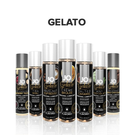 Смазка на водной основе JO GELATO Tiramisu (30 мл) без сахара, парабенов и пропиленгликоля || Змазка на водній основі JO GELATO Tiramisu (30 мл) без цукру, парабенів та пропіленгліколю