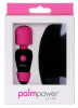 Мини-вибромассажер PalmPower Pocket с чехлом на молнии, водостойкий, перезаряжаемый, длина 9 см || Мінівібромасажер PalmPower Pocket із чохлом на блискавці, водостійкий, перезаряджуваний, довжина 9 с