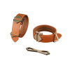 Наручники LOCKINK Wristcuffs/Anklecuffs Brown Set || Наручники LOCKINK Wristcuffs/Anklecuffs Brown Set