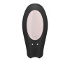 Смарт-вибратор для пар Satisfyer Double Joy Black с широким клиторальным стимулятором || Смарт-вібратор для пар Satisfyer Double Joy Black із широким кліторальним стимулятором
