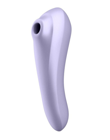 Смарт-вибратор и вакуумный стимулятор 2в1 Satisfyer Dual Pleasure Mauve || Смарт-вібратор та вакуумний стимулятор 2в1 Satisfyer Dual Pleasure Mauve