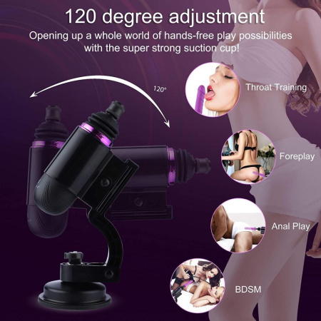 Мини секс-машина Hismith Mini Capsule Sex-Machine with Strong Suction Cup, мощная, перезаряжаемая || Міні секс-машина Hismith Mini Capsule Sex-Machine with Strong Suction Cup, потужна, перезаряджувана