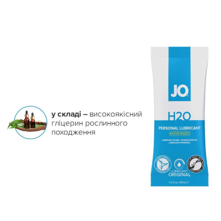 Набор лубрикантов Foil Display Box – JO H2O Lubricant – Original – 12 x 10ml || Набір лубрикантів Foil Display Box – JO H2O Lubricant – Original – 12 × 10ml
