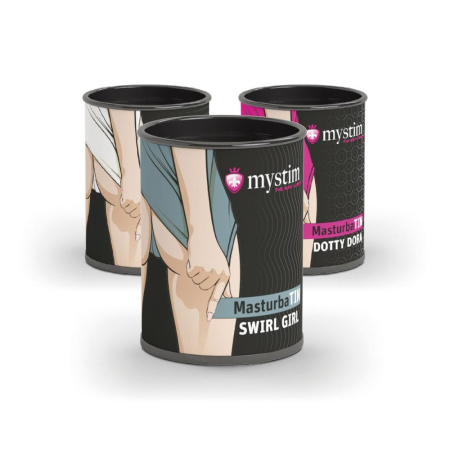 Мастурбатор-яйцо Mystim MasturbaTIN Swirl Girl || Мастурбатор-яйце Mystim MasturbaTIN Swirl Girl