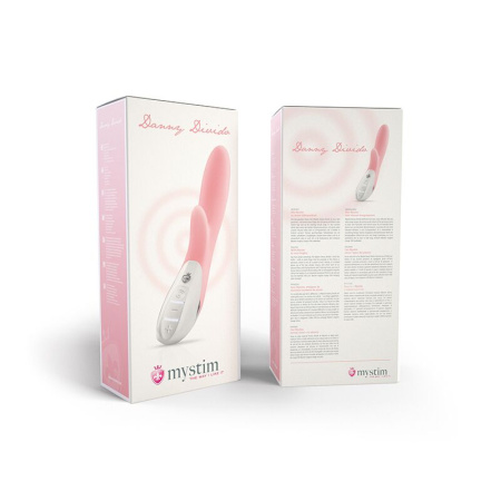 Вибратор-кролик Mystim Danny Divido Candy Rose с глубокой вибрацией, 2 мотора || Вібратор-кролик Mystim Danny Divido Candy Rose з глибокою вібрацією, 2 мотори
