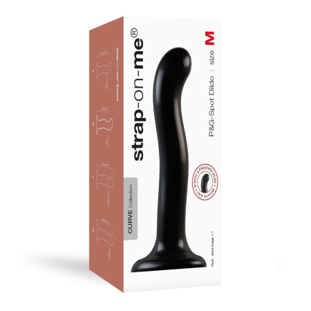 Насадка для страпона Strap-On-Me P&G-Spot Dildo, силикон, размер M || Насадка для страпона Strap-On-Me P&G-Spot Dildo, силикон, размер M