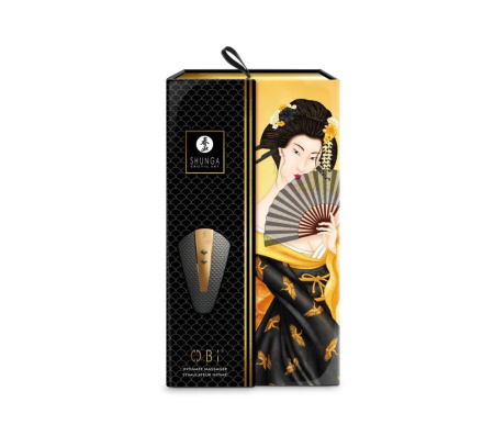 Клиторальный вибратор Shunga Obi Black || Кліторальний вібратор Shunga Obi Black