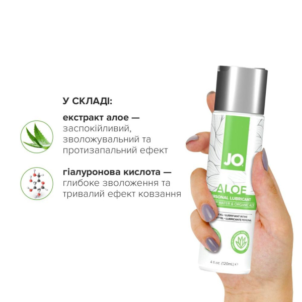 Змазка на водній основі JO H2O Waterbased Aloe (120 мл)