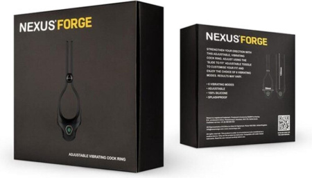 Эрекционное виброкольцо-лассо Nexus FORGE Vibrating, 6 режимов || Ерекційне віброкільце-ласо Nexus FORGE Vibrating, 6 режимів