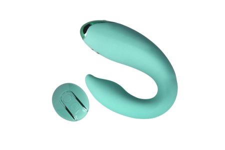 Вибратор для пар FairyGasm PleasureBerry green, зарядный кейс, пульт ДУ || Вібратор для пар FairyGasm PleasureBerry green, зарядний кейс, пульт ДК