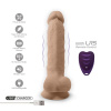 Фаллоимитатор с вибрацией SilexD Vetus Vibro Flesh (MODEL 1 size 8in) + LRS, двухслойный, диам.4,2см || Фалоімітатор з вібрацією SilexD Vetus Vibro Flesh (MODEL 1 size 8in) + LRS, двошаровий, діам. 4,2 см