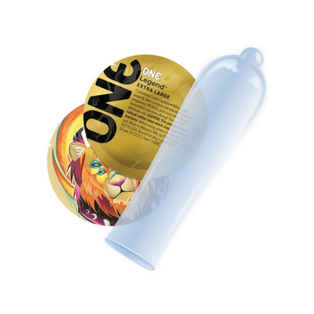 Презервативы ONE Legend Extra Large 12 шт, подарочная упаковка тюб || Презервативи ONE Legend Extra Large 12 шт, подарункова упаковка тюб