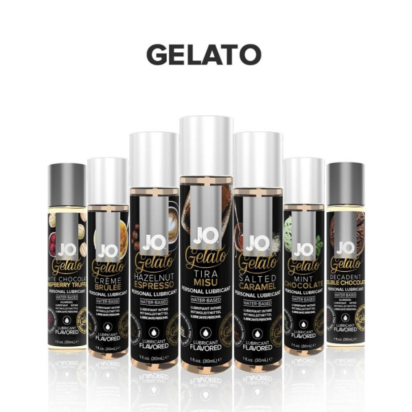 Смазка на водной основе JO GELATO Tiramisu (120 мл) без сахара, парабенов и пропиленгликоля