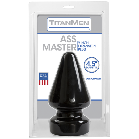 Пробка для фистинга Doc Johnson Titanmen Tools - Butt Plug - 4.5 Inch Ass Master, диаметр 11,7см || Пробка для фістінгу Doc Johnson Titanmen Tools - Butt Plug - 4.5 Inch Ass Master, діаметр 11,7 см