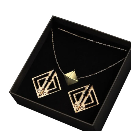 Зажимы для сосков с тяжелой подвеской LOCKINK Adjustable Nipple Clamps with Heavy Pendant - Golden || Затискачі для сосків з важкою підвіскою LOCKINK Adjustable Nipple Clamps with Heavy Pendant - Golden