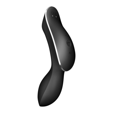 Вакуумный стимулятор с вибрацией Satisfyer Curvy Trinity 2 Black || Вакуумний стимулятор з вібрацією Satisfyer Curvy Trinity 2 Black