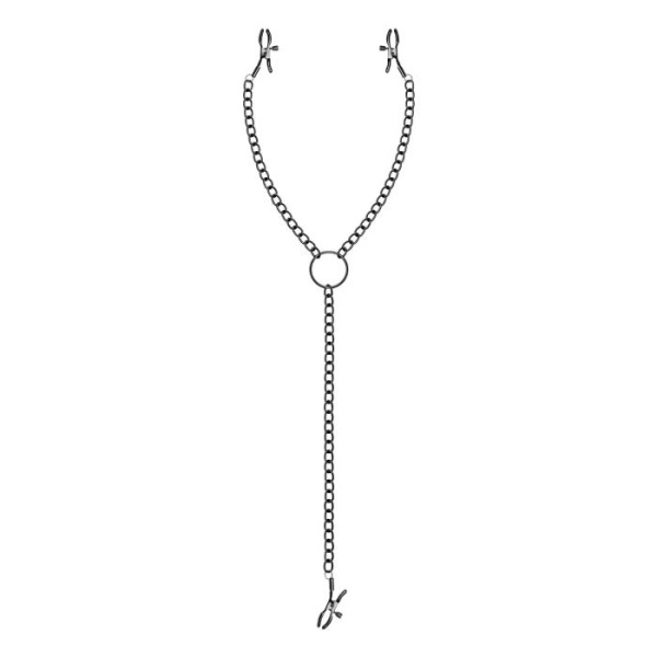 Зажимы для сосков и клитора Bedroom Fantasies: Nipple & Clitoral Clamps, черные