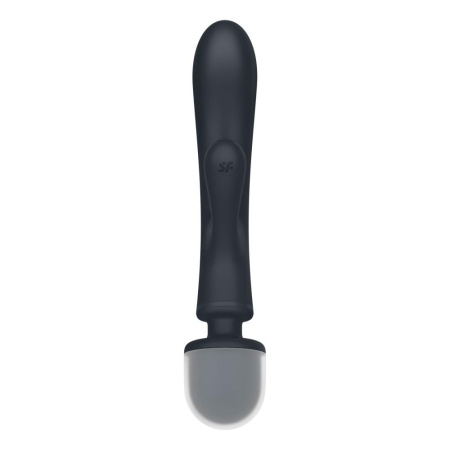Вибратор-кролик с вибромассажером Satisfyer Triple Lover Grey, 3 мотора || Вібратор-кролик з вібромасажером Satisfyer Triple Lover Grey, 3 мотори