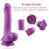 Фаллоимитатор 8.2″ с вибрацией для секс-машин Hismith Purple Silicone Dildo with Vibe, KlicLok || Фалоімітатор 8.2″ з вібрацією для секс-машин Hismith Purple Silicone Dildo with Vibe, KlicLok