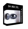 Металлическая анальная пробка с кристаллом Dorcel Diamond Plug Black S || Металева анальна пробка з кристалом Dorcel Diamond Plug Black S