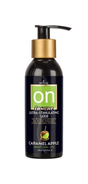 Возбуждающая смазка на гибридной основе Sensuva Ultra-Stimulating On Insane Caramel Apple (125 мл)